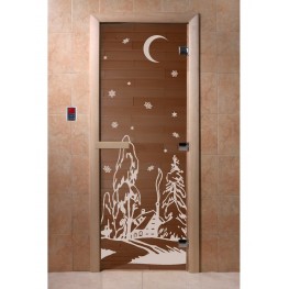 Дверь DoorWood 680х1890 «Зима»